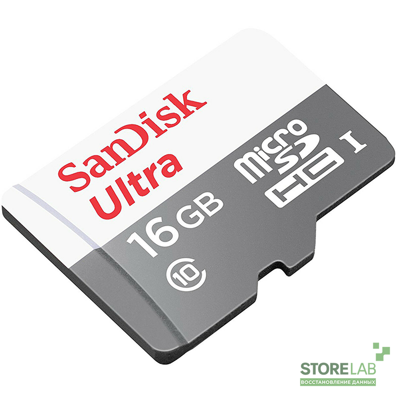 Карта памяти MicroSD SanDisk 16 Gb
