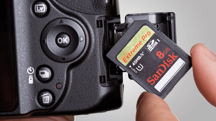 восстановление карты памяти фотоаппарата